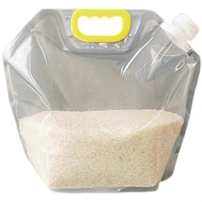 China Wholesale Reusable Barrier Beer Packaging Spout Pouch With Handle for sale