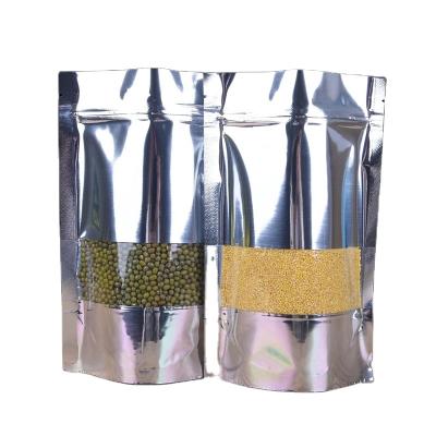 China Custom Moisture Proof Printed Logo Food Grade Resealable Moisture Proof Holder Aluminum Foil Smell Up Pouch Mylar Bags for sale