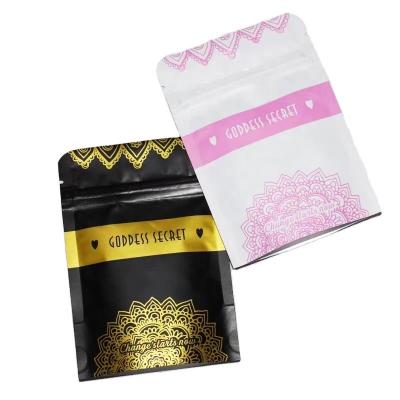 China Custom Printed Black Low Price Plastic Moisture Proof Smell Proof Zipper Lock Packaging Mylar Bag Packaging For Food Snack Packing for sale