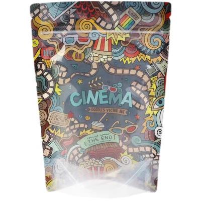 China Moisture Proof Custom Design Digital Print 8x10 Mylar Stand Up Resealable Pocket Zip Lock Smell Proof Packaging Bags for sale