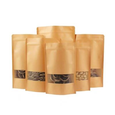 China Moistureproof Shopping Pouch Kraft Paper Bag for sale