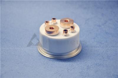 China Ivory Aluminum Oxide Ceramics to metal brazed contactor Advanced Ceramics Materials for sale