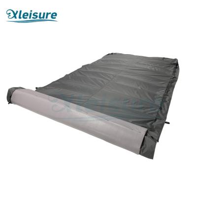 중국 New arrival outdoor swim spa rolling cover Anti-UV lightweight roll-up swim spa cover for wholesale 판매용