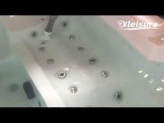 electrical spa vac - in the spa pool