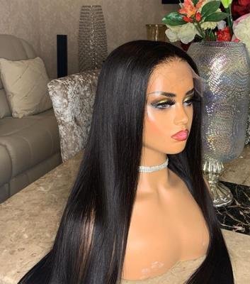 China Wholesale Closure Silky Straight Deep Wave Lace Front Wigs Virgin 13x4 Cuticle Aligned Hair Lace Frontal Wig for sale