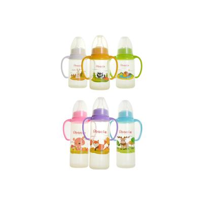 China BPA Free Popular Pattern Design Standard Template Food Grade PP Material Baby Bottle for sale