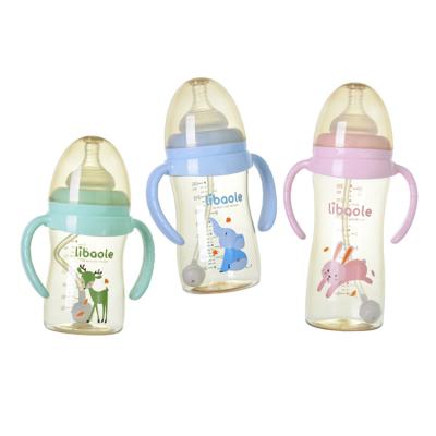 China BPA Factory Directly Supply Baby Bottle 180ml 240ml 300ml Free Ppsu Standard Baby Feeding Bottle Milk for sale