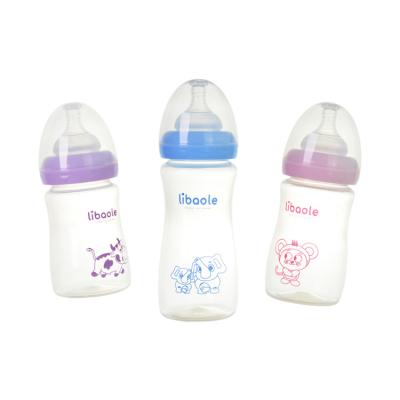 China BPA BPA Free Soft Hand Free Feeding Milk PP Plastic Feeding Bottle For Baby 300ML 200ML 240L for sale