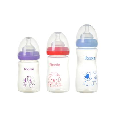 China BPA New Design Baby Feeding Bottle Hands Free Anti Colic BPA FREE Baby Food Bottle Drinks Feeding Bottle for sale