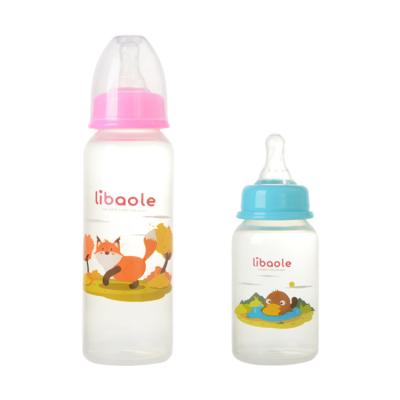 China BPA free OEM service factory price bottles for babies Biberon 120ML 250ml pp food grade silicone baby feeding bottle for sale