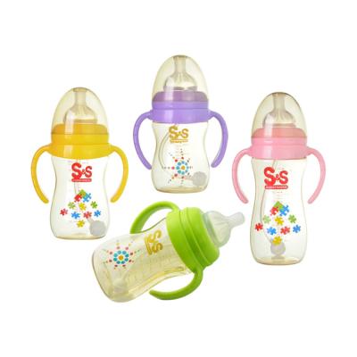 China BPA Free Food Grade Doll PPSU Material Quality Guaranteed Baby Bottle For Sale 180m 240ml 310ml for sale