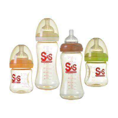 China BPA Free Newborn Baby Bottle Support Samples OEM Custom Design Ppsu Baby Milk Bottle Baby Bottle 120ml for sale