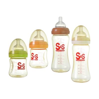 China 120ml/310ml Baby 120ml/310ml Insulated Easy Clean BPA Free Anti Silicon Newborn Self Colic Weaning Breast Feeding Set for sale