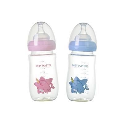 China BPA Free Multiple Good Price Color Variable Flow Baby Bottle Tritan With Screw Cup for sale