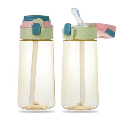 China BPA Free Factory Direct Sales Customized 450ml BPA Free Kids Adult Drinking Bottle PPSU Kids Drinking Water Bottle With Straw for sale