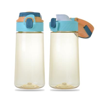 China BPA Free OEM/ODM Bpa Free Plastic Square Shape PPSU Water Bottle With Lock-flip Lid For Kids 450ML for sale