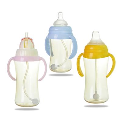 China Wholesale BPA PPSU Baby Bottle BPA Free Plastic Baby Feeding Bottle Plastic Baby Milk Bottle 210ml 330ml for sale