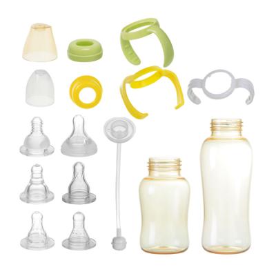 China Factory Baby Bottle BPA Free OEM BPA Free Colic Anti PPSU CARTOON Food Grade Silicone Breastmilk Bottle 150ml 240ml for sale