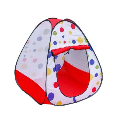 China Easy Set Up Wuyi Guandi Promotion Children's Play Polka Dot Teepee Children Beach Toy Outdoor Tent for sale