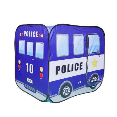 China Easy Install Wuyi Guandi Noise Indoor and Outdoor Police Car Kids Play Tent Hot Selling Children's Toy for sale