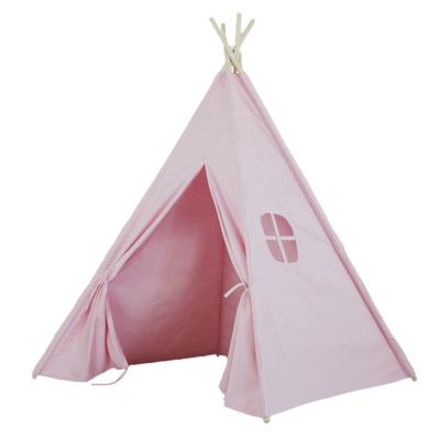 China Sports Toy Wuyi Guandi 2022 Wholesale Foldable and Portable Cotton Canvas Tent Kids Play Tent for Indoor and Outdoor for sale