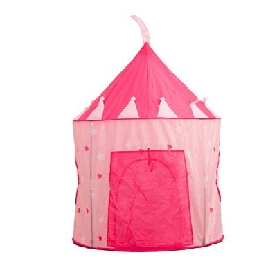 China Soft Toy Guandi Princess Castle Play Tent With Bag Pink Foldable Carrying Playhouse Playhouse Toy For Kids Tent Tents for sale