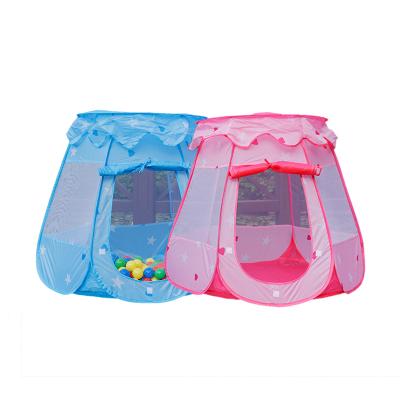 China Princess Tent Theater Toy Wuyi Guandi Pop Up Sports And Ball Pit For Toddler And Girls Indoor Outdoor Tent for sale