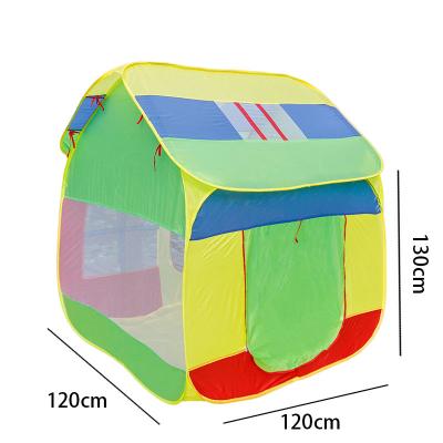 China Home Theater House Tent Wuyi Guandi Children Play Girl Boy Folding Cartoon Kids Toys Indoor Tent for sale