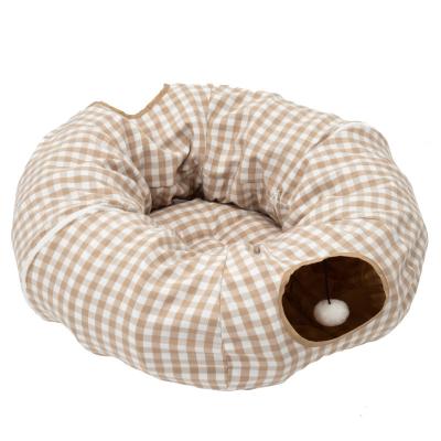 China High Quality Breathable Warm Pet Basket Comfortable Kitten Lounger Cushion Cat House Tent for Cave Washable Cats Bed for sale