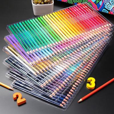 China Drawinig set of 180pcs soft lead colored pencils set for drawing, coloring books, Pre-sharpened for adult and children for sale