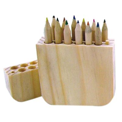 China Drawing Writing Pin Box Packaging Customized Color Mini Pencils With Logo Printing On Pencil And Package for sale