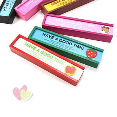 China Drawing Writing Wholesale High Quality Colored Pencil in Wooden Box +Wood Ruler Lid for School Supplies, Perfect forand Kids Coloring Colored Pencil for sale