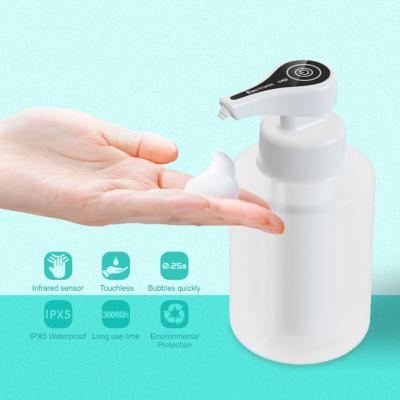 China Mini Automatic Soap Dispenser Portable Foam Soap Dispenser Gel Liquid Automatic Touchless Foaming Electric Soap Dispenser for Home and Public for sale