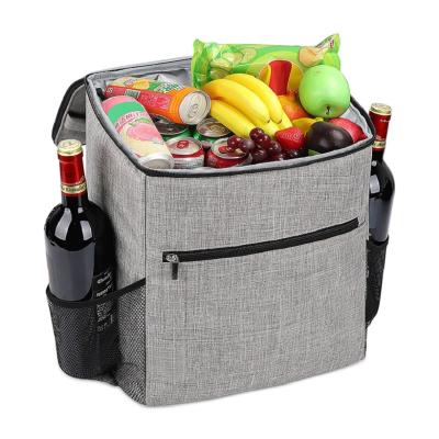 China Thermal Insulation Insulated Picnic Bags Outdoor Food Cooler Backpack Picnic Backpack for sale