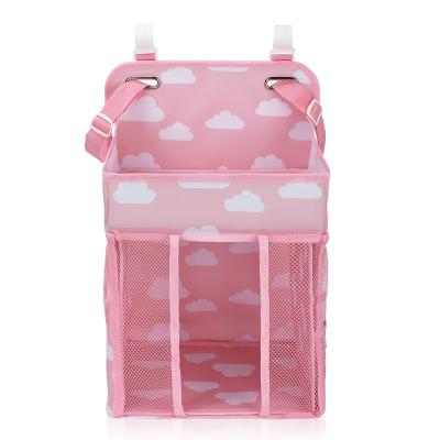 China Custom Water Resistant BSCI Baby Essentials Baby Diaper Caddy Nursery Hanging Organizer for sale