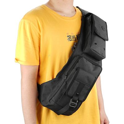 China Durable Polyester OEM Mens Multifunction Chest Bag Sling Bag for sale