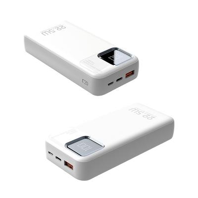 China Easy Quick Charging Carry Type C QC3.0 Digital 22.5W 5A Quick Charging LED Display Screen 20000mAh Power Banks for sale