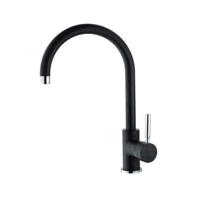 China 360 Degree Hot And Cold Water Mixer Kitchen Faucet Rotation Thermostatic Kitchen Faucets High Quality Black Sink Faucet for sale