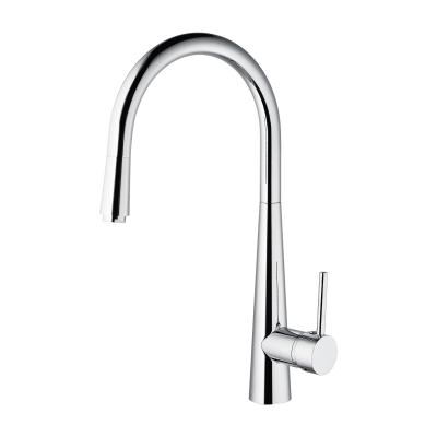 China Thermostatic Faucets Maker Single Handle Pull Down Kitchen Faucet Hot And Cold Water Pull Out Kitchen Faucet for sale