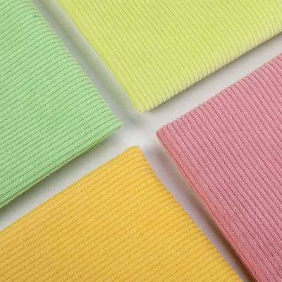 China 100% Breathable Pure Cotton Solid Color Corduroy Fabric for Clothing Plain Style for sale