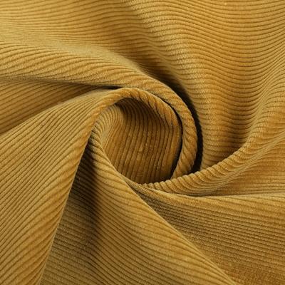 China 98%Cotton 2%Spandex 16w Style Plain Double Stretch Corduroy Padded Fabric for Garment for sale