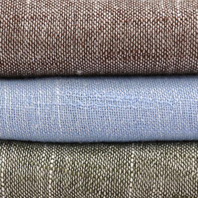 China 140cm Width Woven Cotton Linen Fabric Durable and Stylish for Home Textile Upholstery for sale