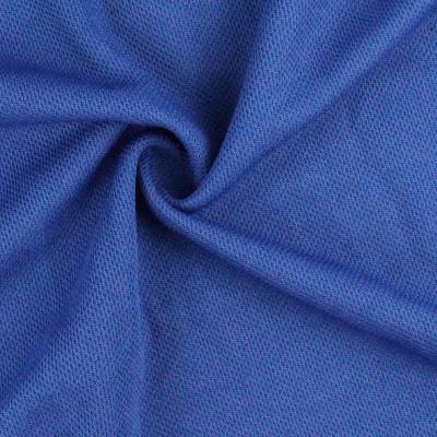 China Breathable Knitted 100% Polyester Bird Eye Mesh Fabric for Quick Dry Outdoor Football Suit for sale