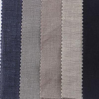 China Yarn-dyed 55% Linen 45% Cotton Linen Fabric for women's bag pants Consult the seller for sale