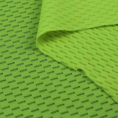 China 89% Polyester 11% Spandex Weft Knitted Mesh Lining Fabric Moisture Wicking Mesh Fabric for sale