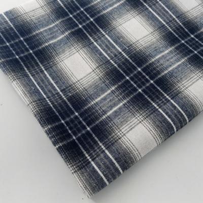 China 155GSM Yarn Count 21 Woven Plaid Polyester Cotton Yarn Dyed Check Fabric for Women Clothing for sale