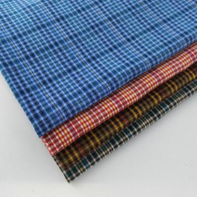 China 21s Jacquard Tartan Polyester Cotton Plaid Yarn Dyed Check Fabric for Children's Clothing for sale