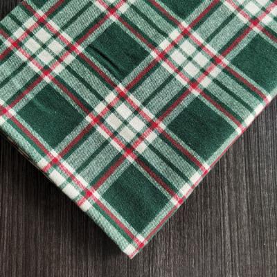 China Medium Weight 160gsm Polyester Cotton Plaid Soft Fabric for Clothing in Multi Colors for sale