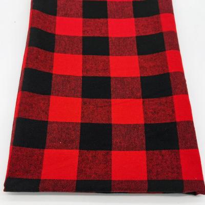 China Woven Style 150gsm Flannel Fabric Yarn Dyed Plaid Fabric for Shirt Scotticize Type for sale