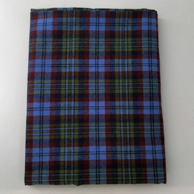 China 160gsm Flannel fabrics Yarn Dyed Polyester Cotton plaid fabric for Trousers Excellent for sale